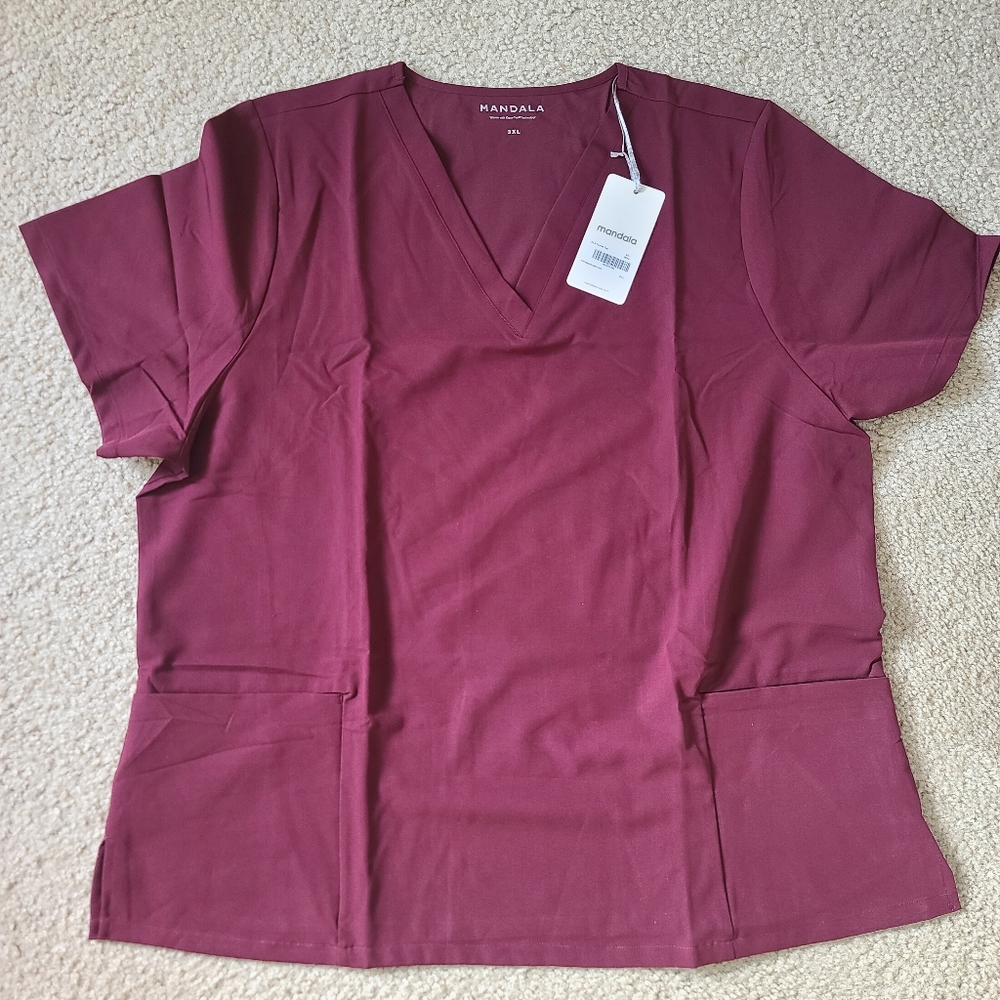 Mandala scrub top